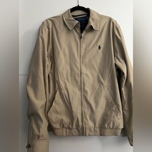 Polo by Ralph Lauren Beige Trench jacket with Navy Plaid Lining